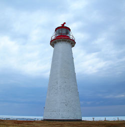 Low angle view of lighthouse