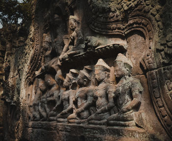 View of buddha statue