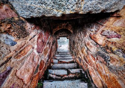 Archway of old building