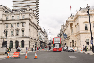 View of city street