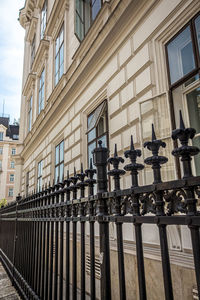 Low angle view of building in city