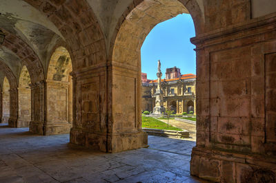 Entrance of historical building