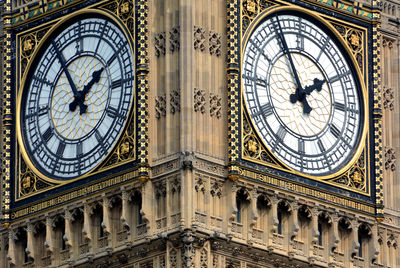 Low angle view of clock tower