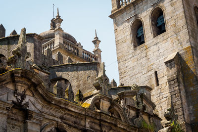 Low angle view of historic building