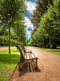 Information sign in park