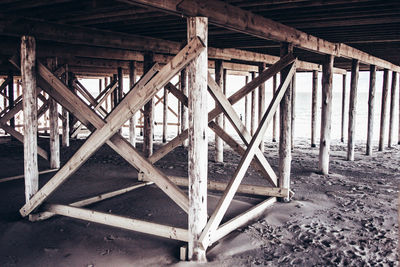 Interior of abandoned house