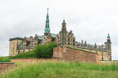 Kronborg medieval castle and stronghold in helsingør, denmark. elsinore shakespeare's play hamlet