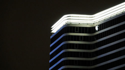 Low angle view of modern building against sky