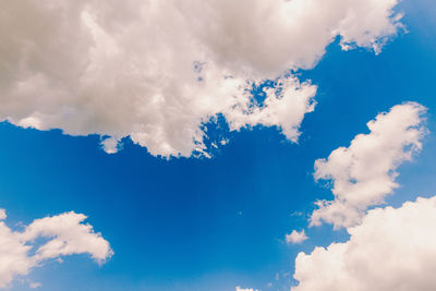 Low angle view of clouds in sky