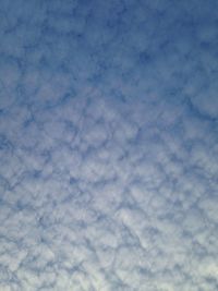 Low angle view of clouds in sky