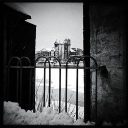 Snow covered landscape