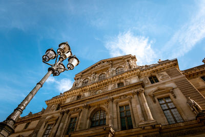 Low angle view of historical building against sky