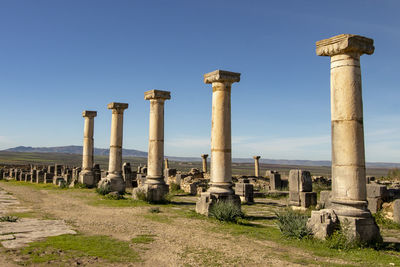 Old ruins against sky