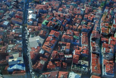 Aerial view of townscape