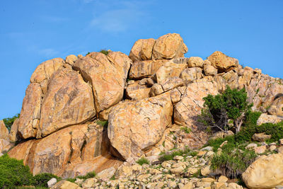 View of rock formation
