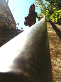 Low angle view of cross