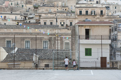View of buildings in city