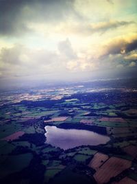 Aerial view of cityscape