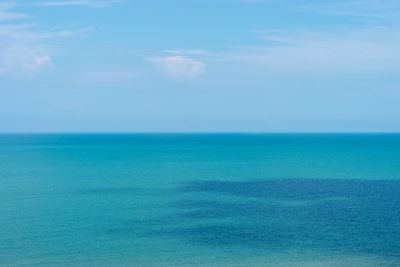 Scenic view of blue sea against sky