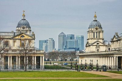 Low angle view of building against sky