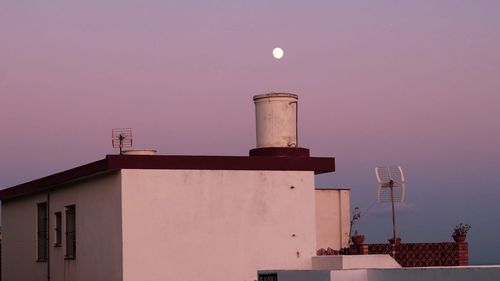 Moon over chimney