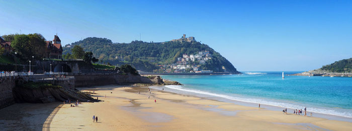 Scenic view of beach