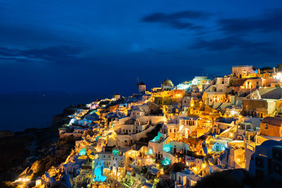 Famous greek tourist destination oia, greece