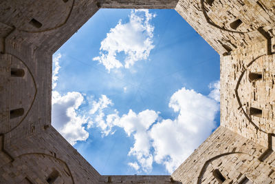 Low angle view of building against sky