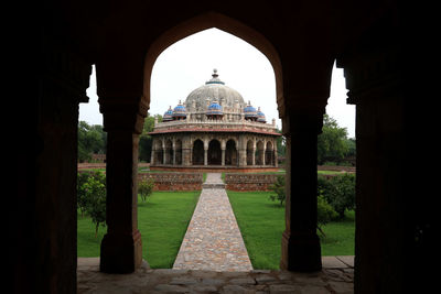 View of historical building against clear sky