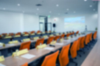 Close-up of multi colored chairs in row