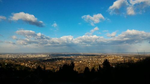 Panoramic view of sea against sky