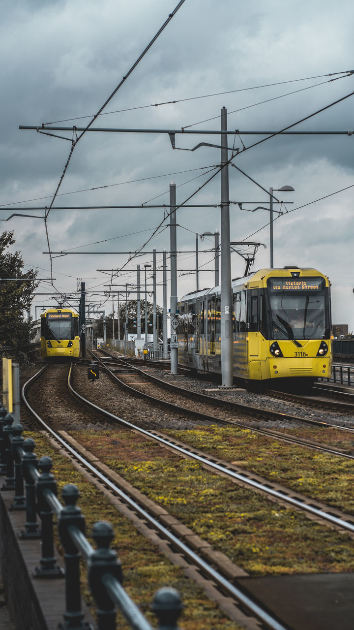 TRAIN ON RAILROAD TRACK