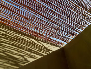 Low angle view of skylight