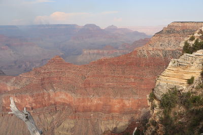 Scenic view of mountain range