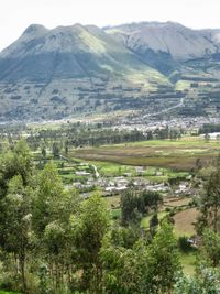 Scenic view of mountains