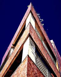 Low angle view of built structure against clear sky