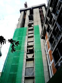 Low angle view of buildings against sky