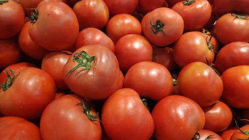 Full frame shot of tomatoes for sale