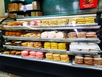 Close-up of candies for sale in store