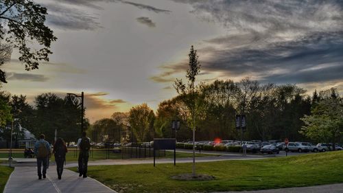 Man standing on grass