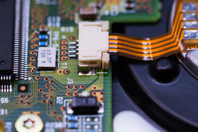 Close-up of circuit board