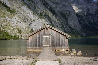 Pier over lake