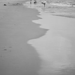 People standing at beach