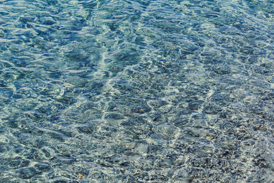 Full frame shot of water in swimming pool