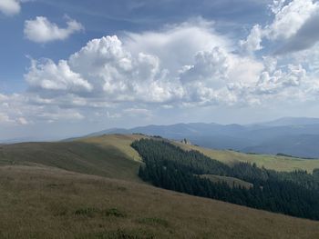 Scenic view of landscape against sky