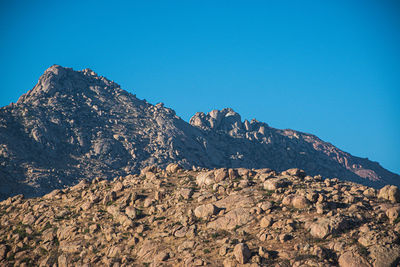 Montains and blue sky 