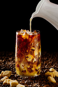 Close-up of drink on table