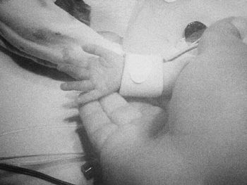 View of people in the dark