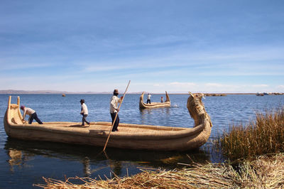 Panoramic view of sea against sky