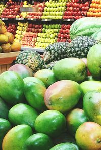 Full frame shot of food for sale